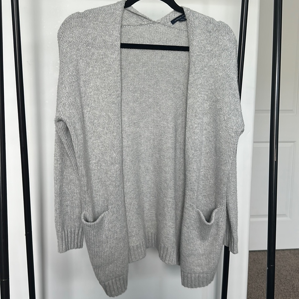 Grey American Eagle cardigan